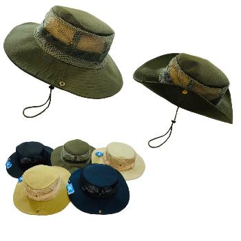 Floppy Boonie Hat [Solid Color] Mesh Sides
